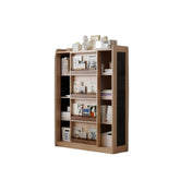 Children's Bookshelf Solid Wood Picture Book Shelf Floor Shelf Baby Reading Area Multifunctional Sliding Door Bookcase
